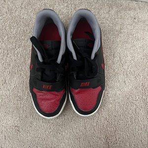 AIR JORDANS KIDS SIZE 2 WITH ORIGINAL BOX